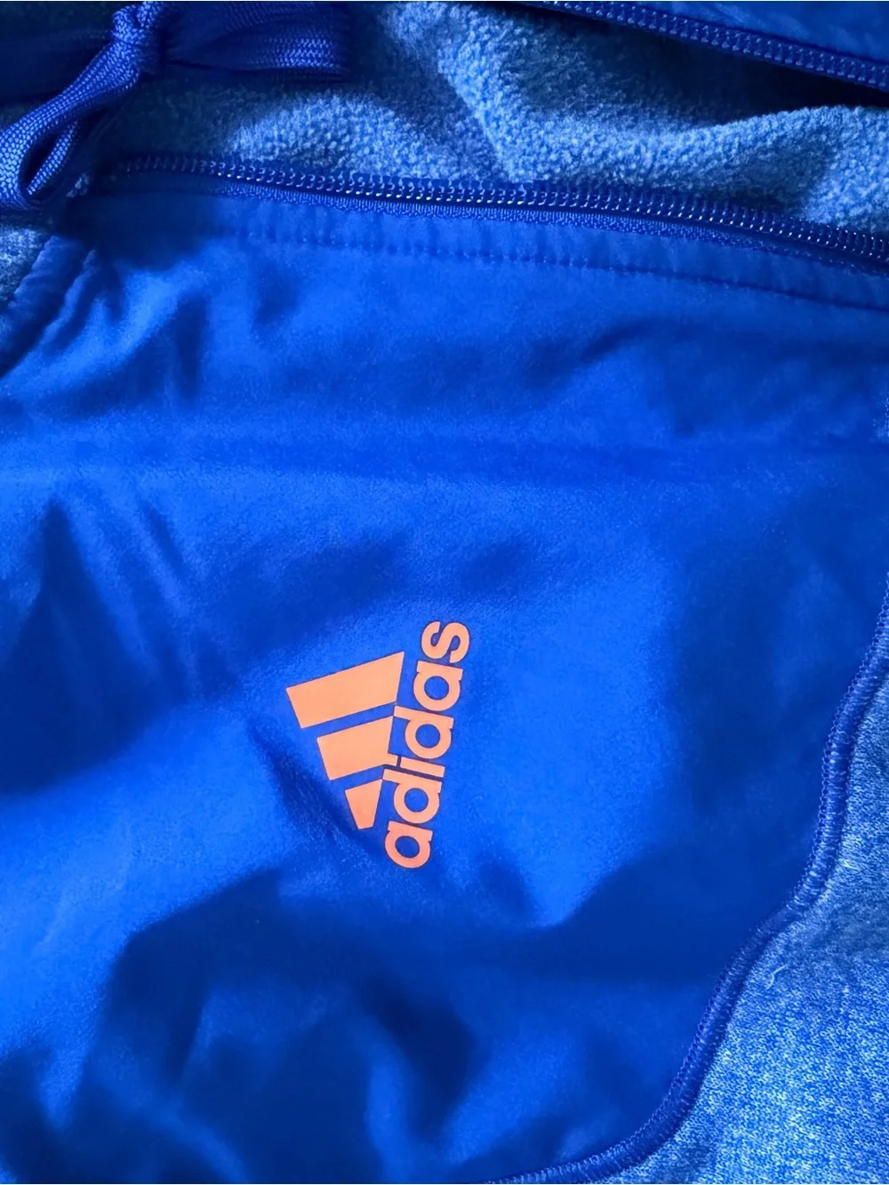 Adidas New York Knicks Blue & Orange Zip-Up Track Jacket
